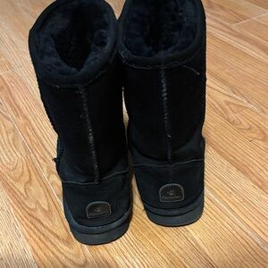 BearPaw Classic Black Winter Boots